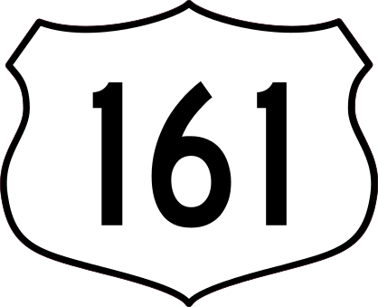 Highway 161 Sign Sticker