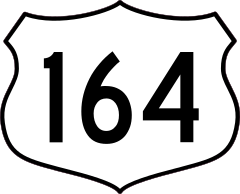 Highway 164 Sign Sticker