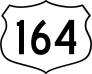 Highway 164 Sign Sticker
