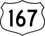 Highway 167 Sign Sticker