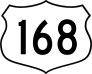 Highway 168 Sign Sticker