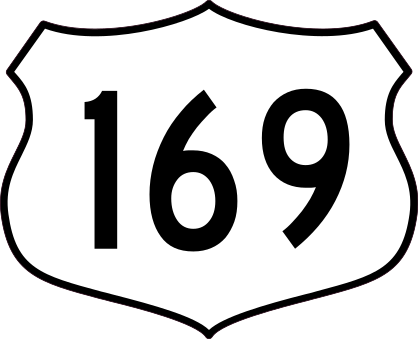 Highway 169 Sign Sticker