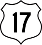Highway 17 Sign Sticker