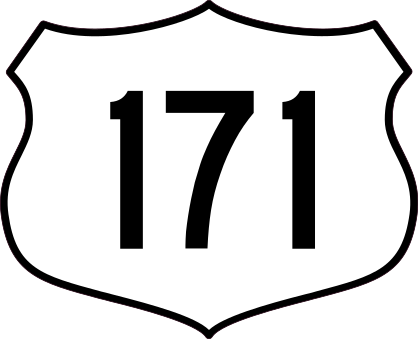 Highway 171 Sign Sticker