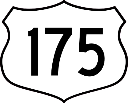Highway 175 Sign Sticker