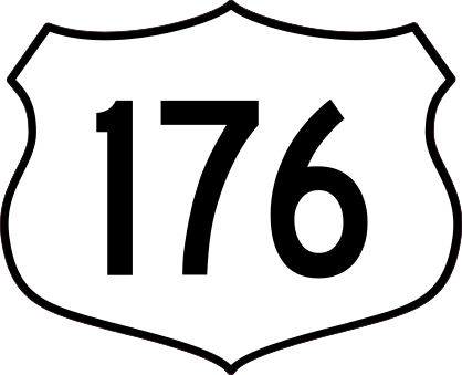 Highway 176 Sign Sticker
