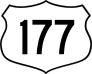 Highway 177 Sign Sticker