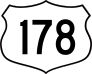 Highway 178 Sign Sticker