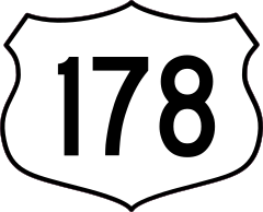 Highway 178 Sign Sticker