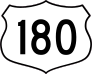 Highway 180 Sign Sticker