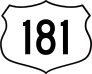 Highway 181 Sign Sticker