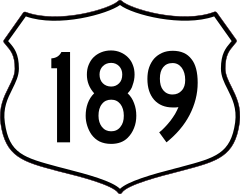 Highway 189 Sign Sticker