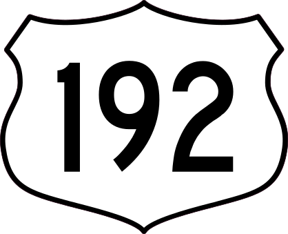Highway 192 Sign Sticker