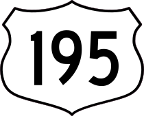 Highway 195 Sign Sticker