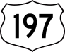 Highway 197 Sign Sticker