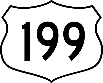 Highway 199 Sign Sticker