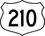 Highway 210 Sign Sticker