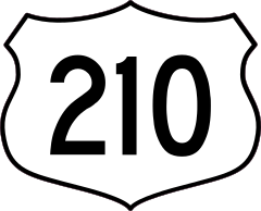 Highway 210 Sign Sticker