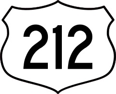 Highway 212 Sign Sticker