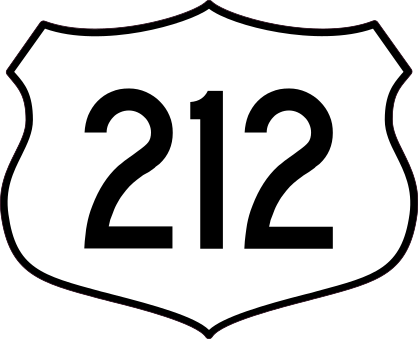 Highway 212 Sign Sticker