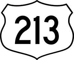 Highway 213 Sign Sticker