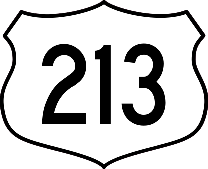 Highway 213 Sign Sticker
