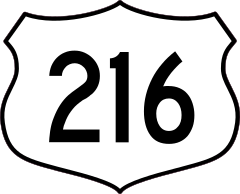 Highway 216 Sign Sticker