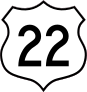 Highway 22 Sign Sticker