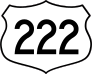 Highway 222 Sign Sticker