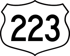 Highway 223 Sign Sticker