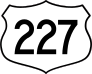 Highway 227 Sign Sticker