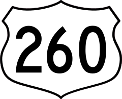 Highway 260 Sign Sticker