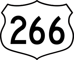 Highway 266 Sign Sticker