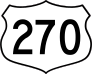 Highway 270 Sign Sticker