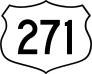 Highway 271 Sign Sticker