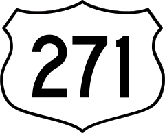 Highway 271 Sign Sticker