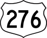 Highway 276 Sign Sticker