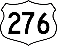 Highway 276 Sign Sticker