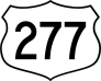Highway 277 Sign Sticker