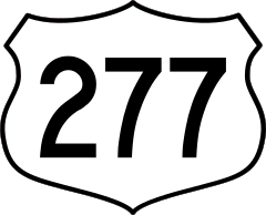 Highway 277 Sign Sticker