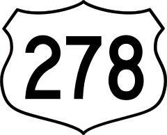 Highway 278 Sign Sticker