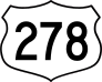 Highway 278 Sign Sticker