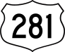 Highway 281 Sign Sticker