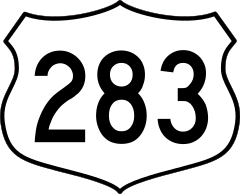 Highway 283 Sign Sticker