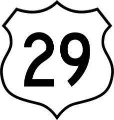 Highway 29 Sign Sticker