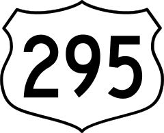Highway 295 Sign Sticker