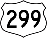 Highway 299 Sign Sticker