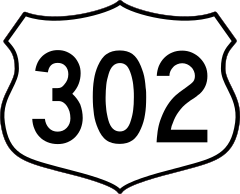 Highway 302 Sign Sticker