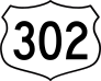 Highway 302 Sign Sticker