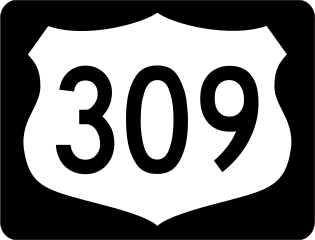 Highway Number Signs with Black Border